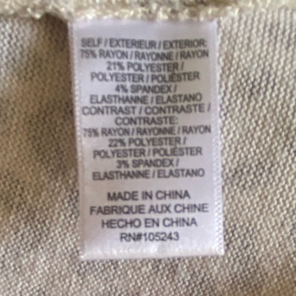 BOBEAU-LIGHT PINK CHEETAH PRINT SWEATER-SIZE SMALL - Picture 10 of 10